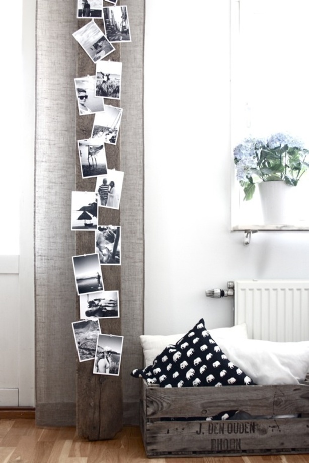 Minimalist Ways To Display Photos for Large Space