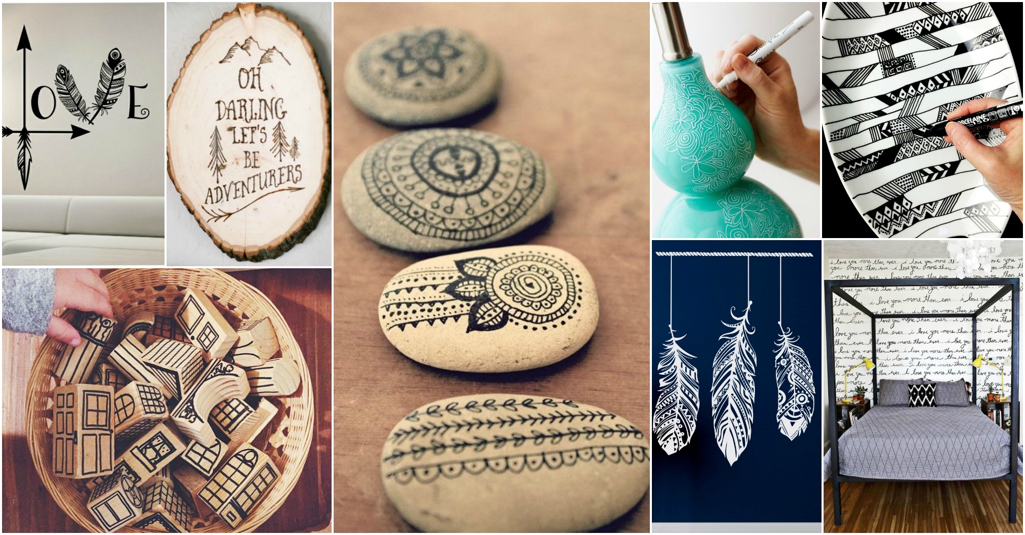 DIY Cool Collection of Doodle Inspired Art Decor For Your Home