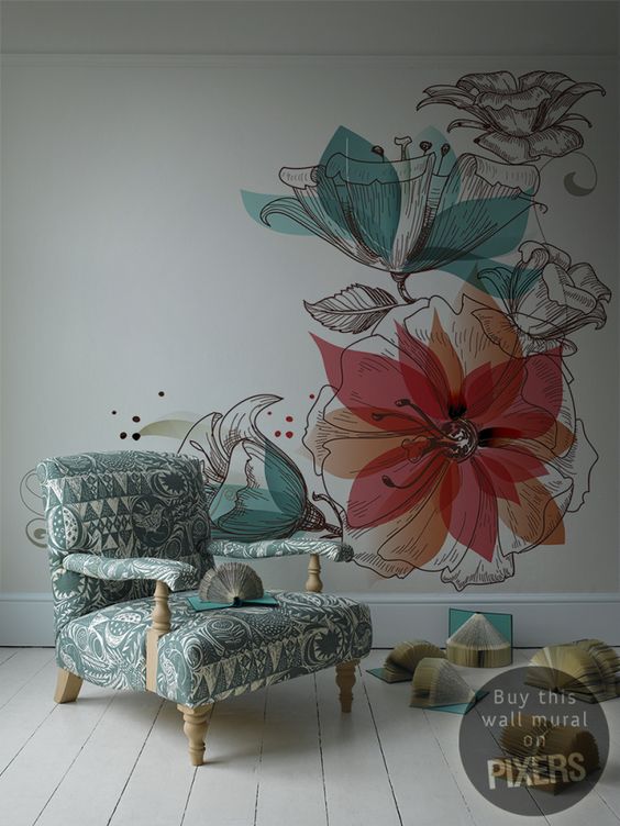 Blooming Floral Wall Murals That You Will Love To Have