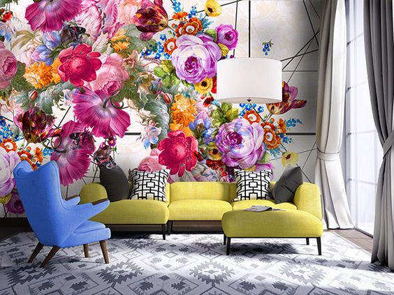 Blooming Floral Wall Murals That You Will Love To Have