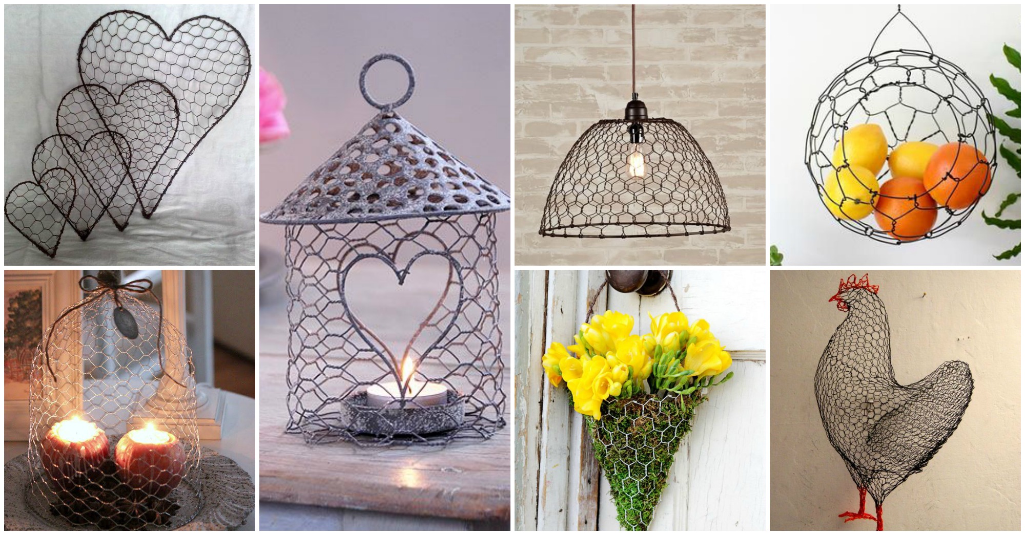 20+ DIY Chicken Wire Crafts That Will Fascinate You