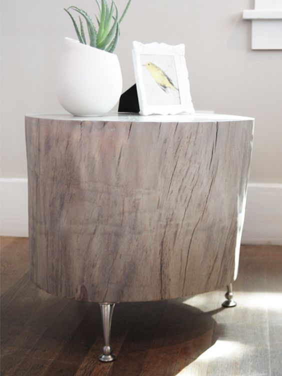 DIY Stylish Tree Trunk Coffee Tables That Will Steal The Show