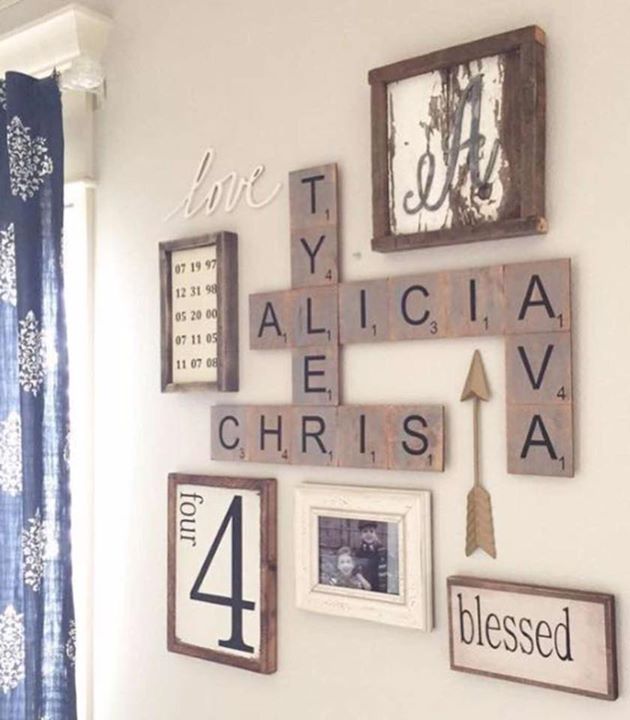 Wooden Letter Wall Decor