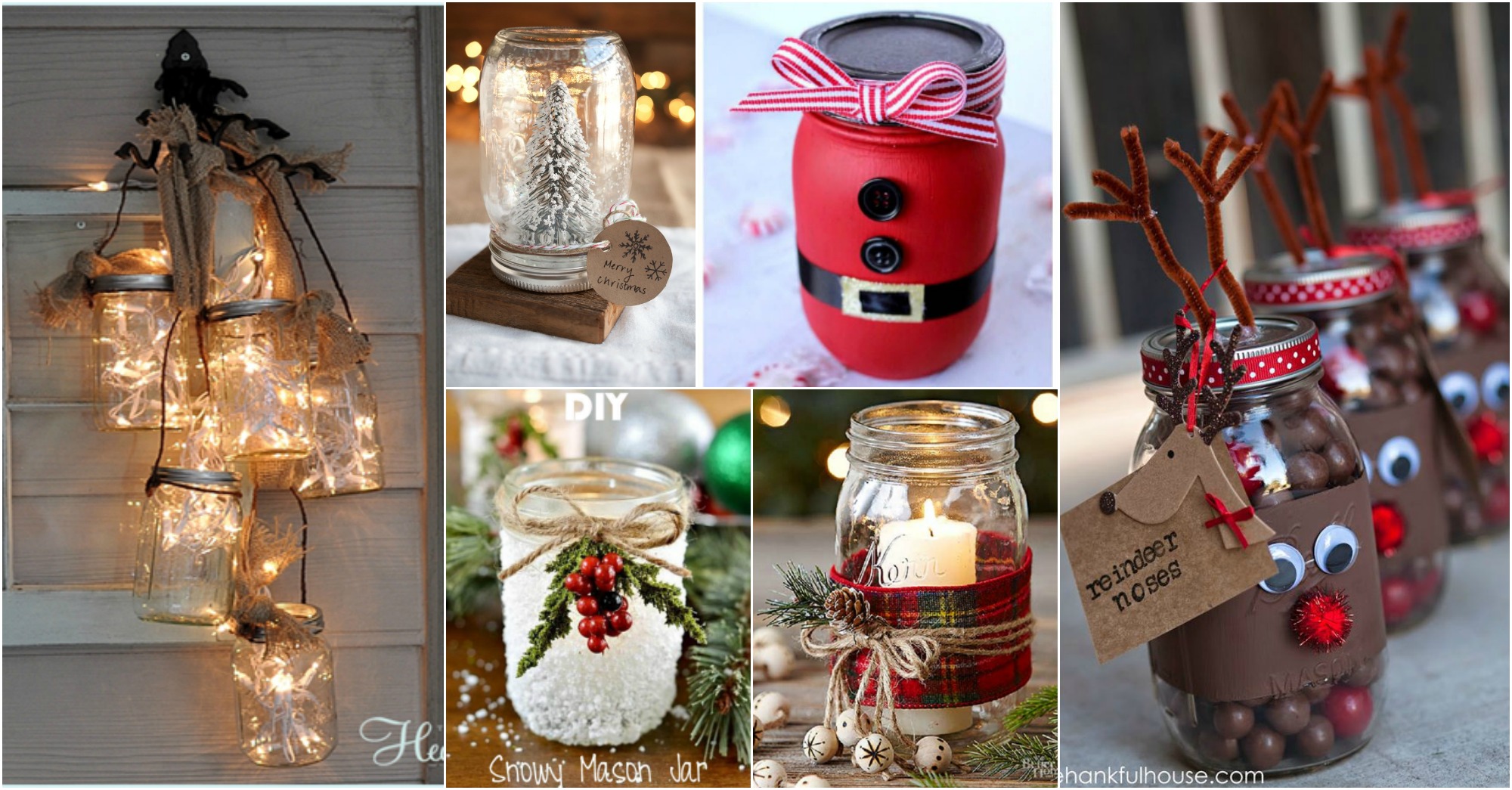 Easy Christmas Mason Jars Ideas That Everybody Can Make