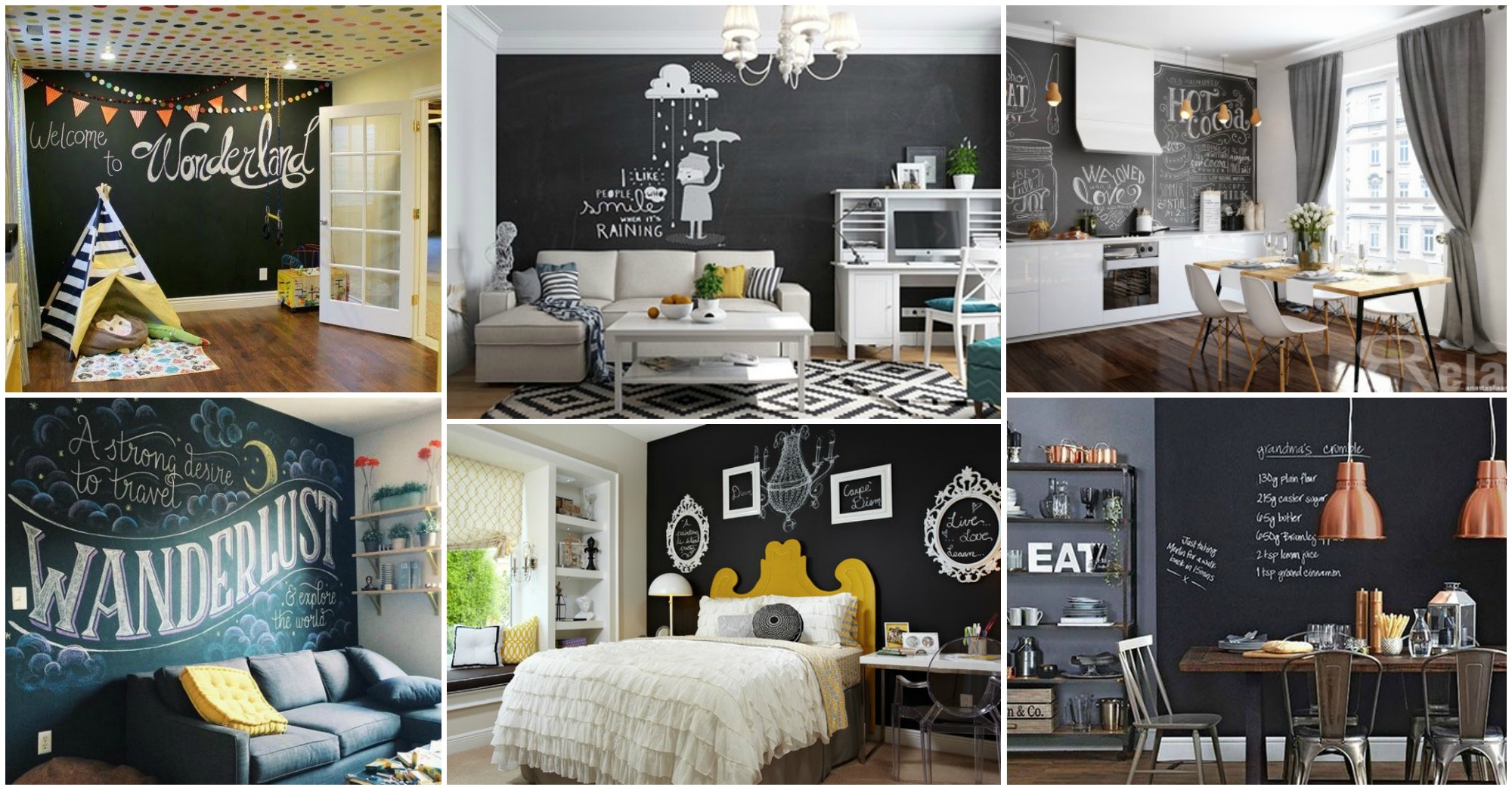 Charming Chalkboard Wall Decor Ideas For More Fun