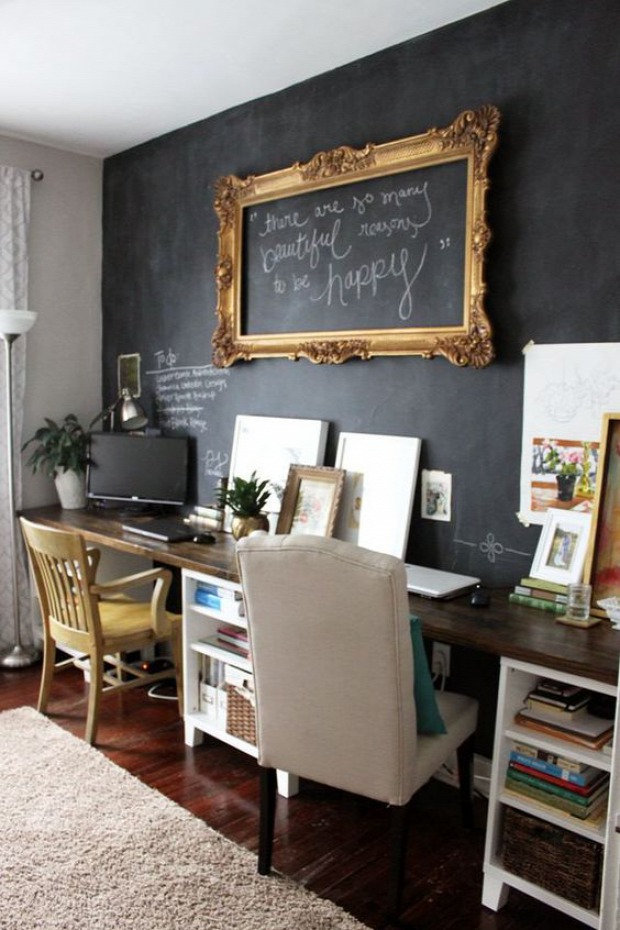 Charming Chalkboard Wall Decor Ideas For More Fun