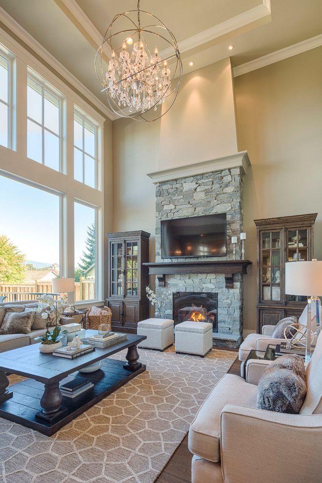 17 Amazing Living Room Interiors With Stone Walls