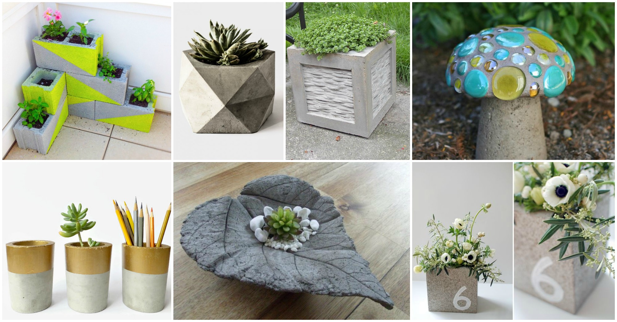 DIY Concrete Decor Ideas For Your Home and Garden