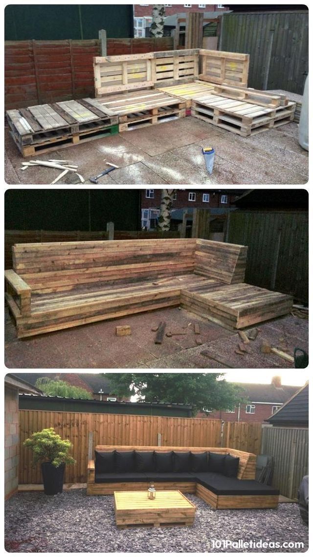 You Have To Check! DIY Outdoor Pallet Ideas