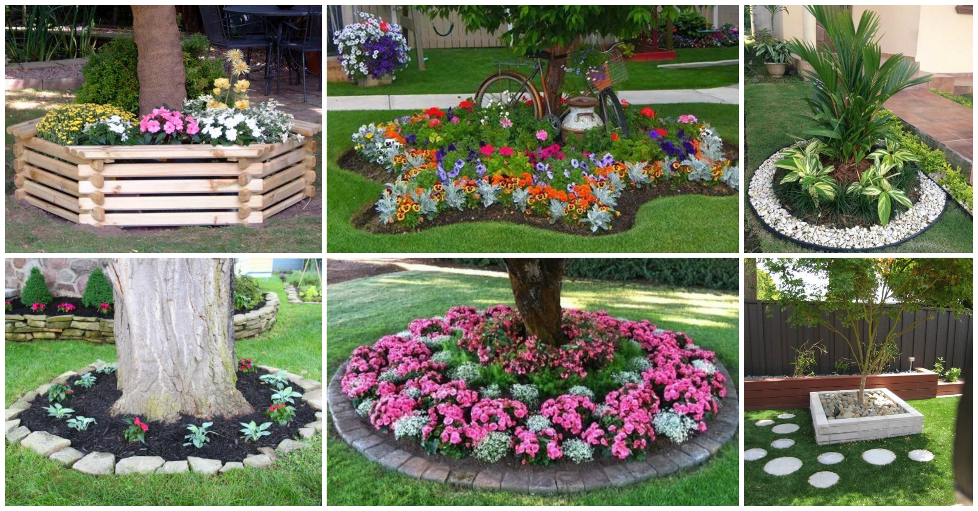 fascinating flower beds around tree ideas for your yard