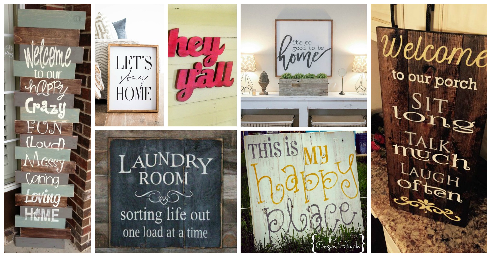 16 Creative Home Signs That Will Make Your Day