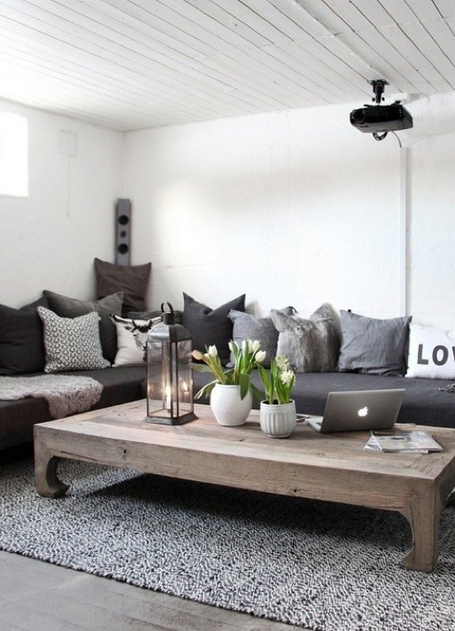 24 Living Room Decor Ideas 2020 Grey, Coffee Table Decor Ideas 2020