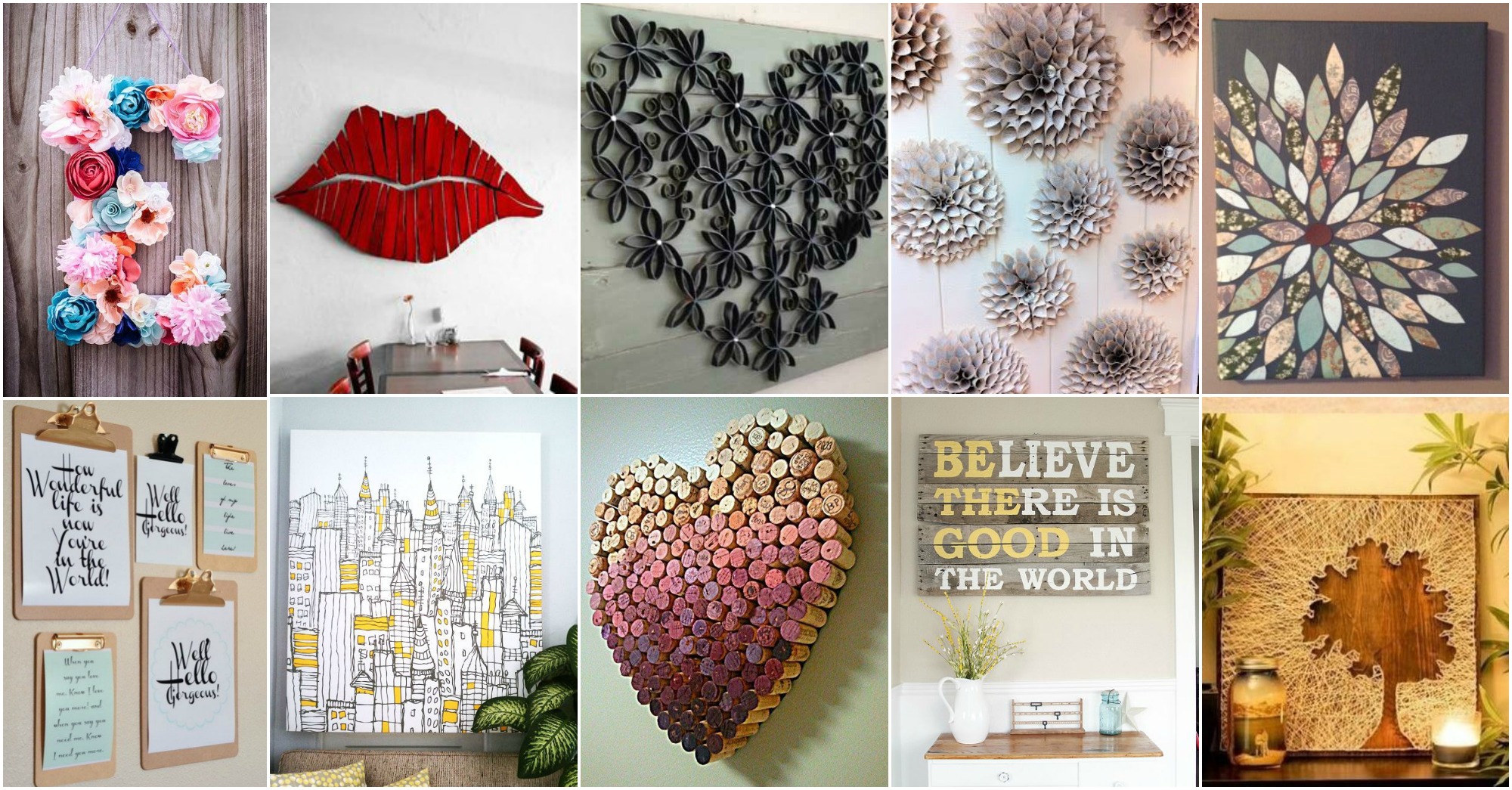 20 DIY Innovative Wall Art Decor Ideas That Will Leave You