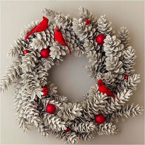 red-and-white-pinecone-wreath