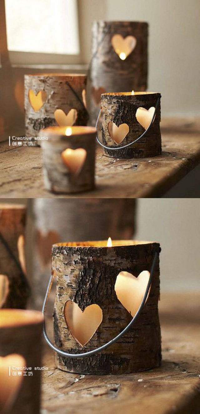hearts-wood-candle-holders