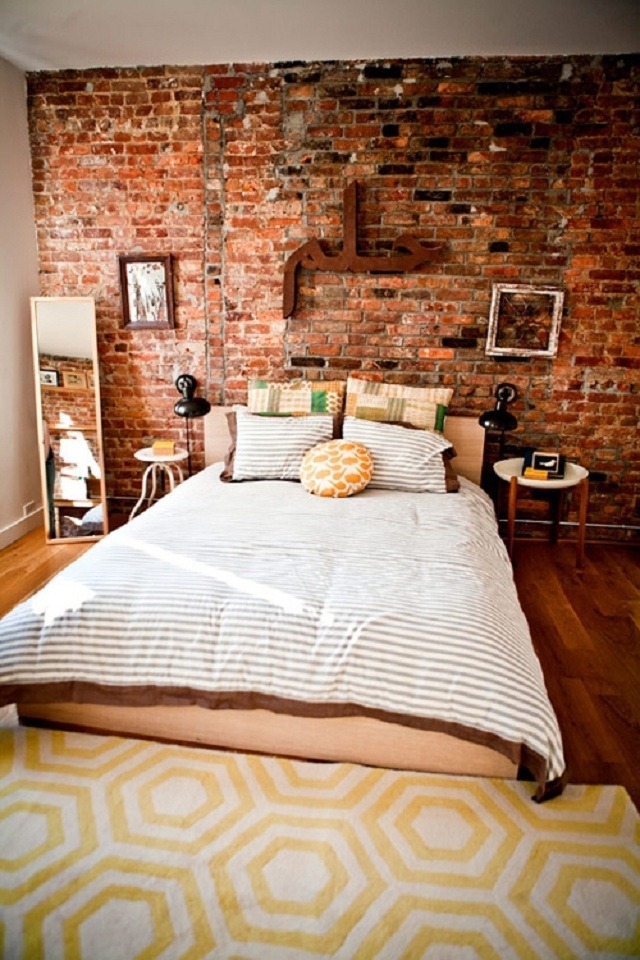 modern-bedroom-brick-wall-decor