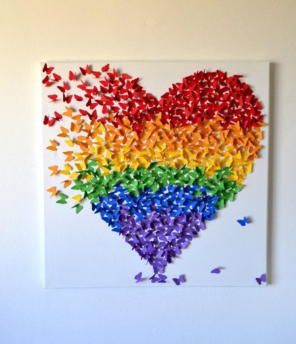 rainbow-butterflies-wall-decor-heart