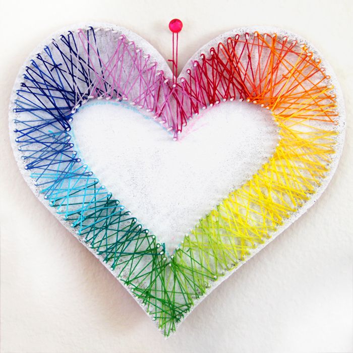 rainbow-string-art