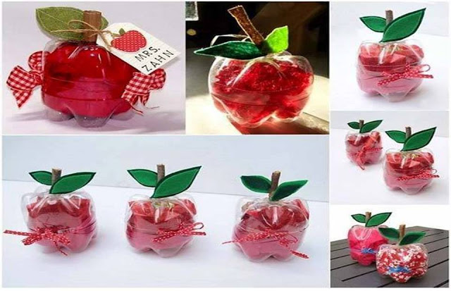 cute-plastic-bottles-apple-decor