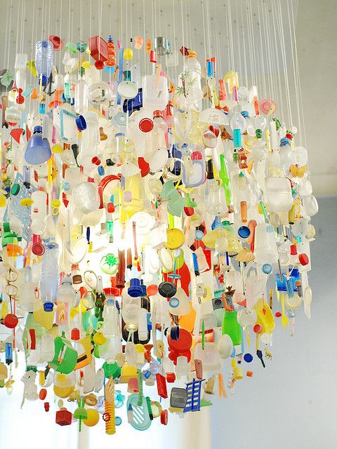 impressive-diy-plastic-bottles-chandelier