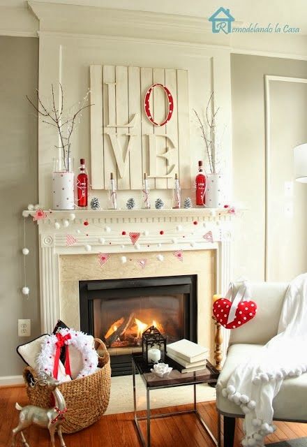 lovely-diy-fireplace-decor