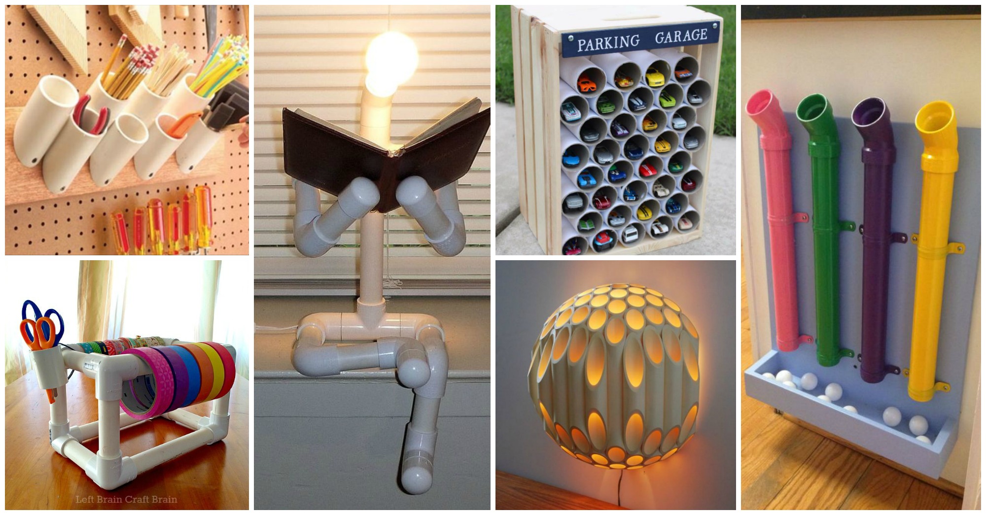 DIY PVC Pipes As Bright And Creative Solutions For Your Home.