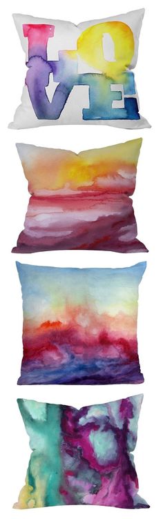tie-dye-decorative-pillows