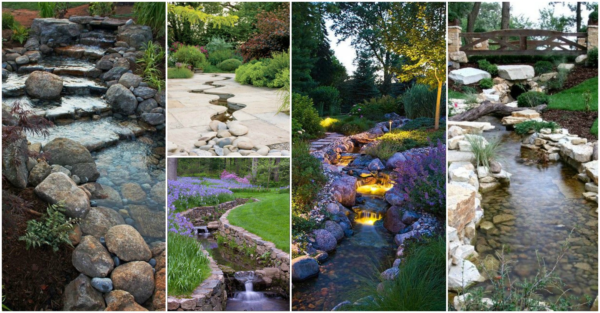 20 Outstanding Natural Garden Stream Designs That Will ...