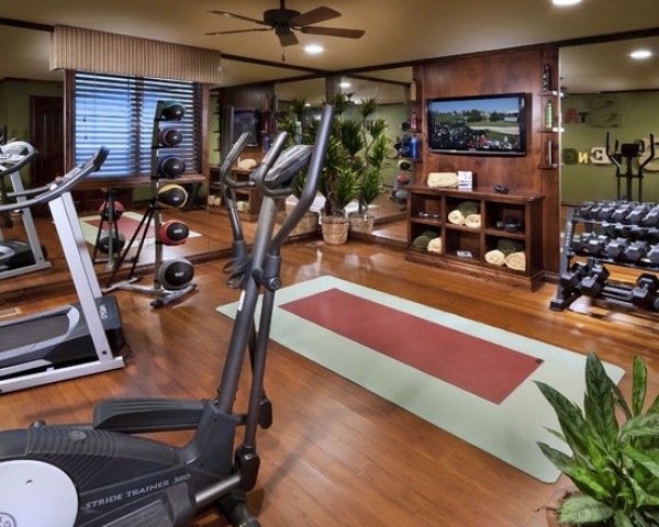 Gorgeous Home Fitness Rooms To Keep Moving