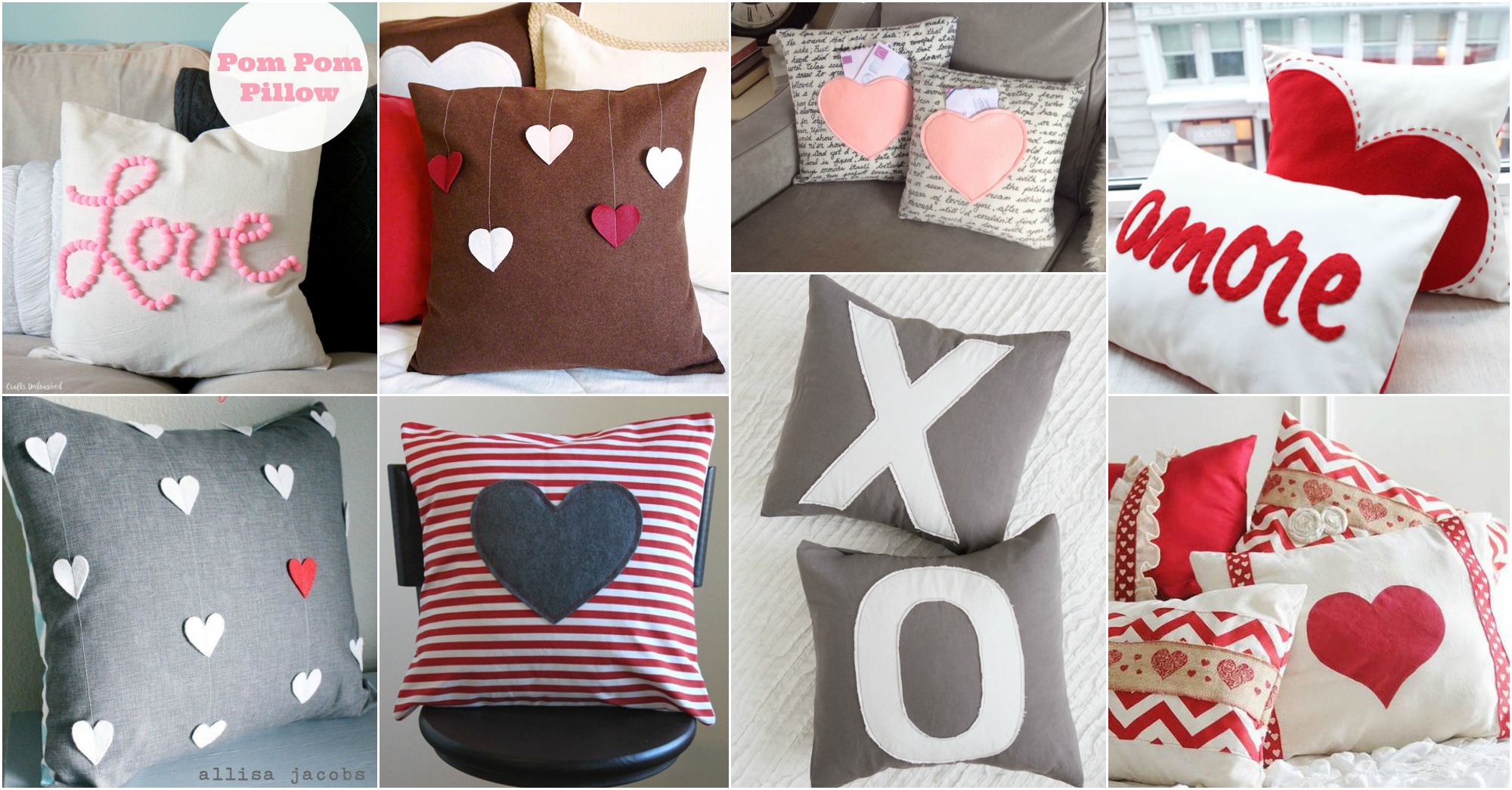 valentines day pillows