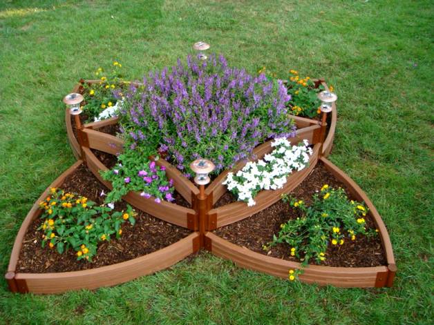 impressive diy flower beds that will decorate your garden